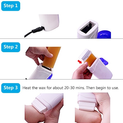 Máy wax lông nóng mini DEPILATORY HEATER cao cấp