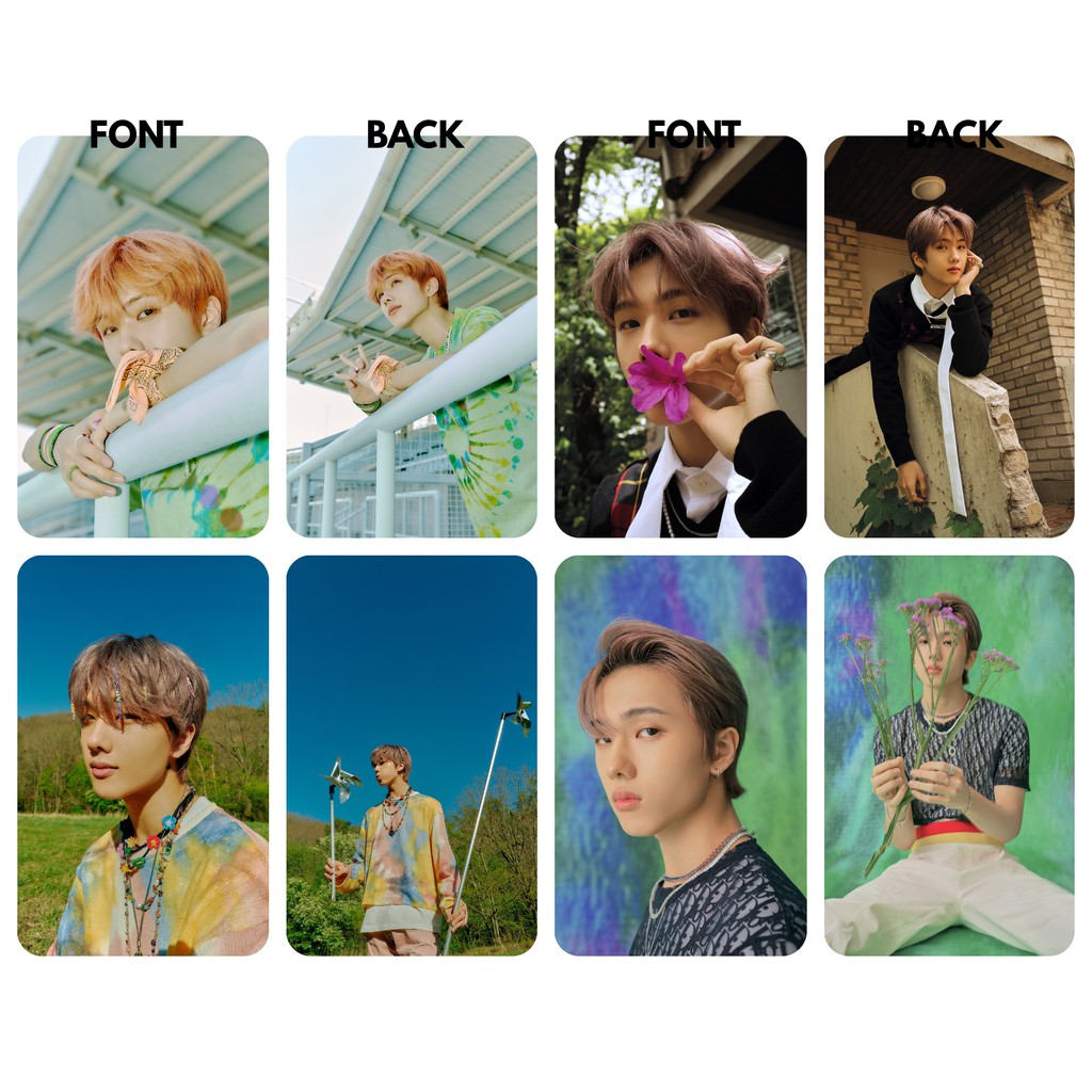 Set 4 card thẻ nhựa NCT DREAM - Hello Future bo góc in 2 mặt