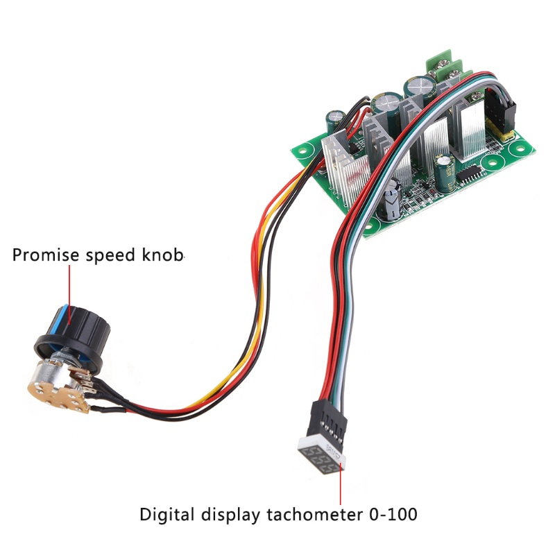 Bo Mạch Điều Khiển Tốc Độ Động Cơ PWM 30A Cho DC 6-60V
