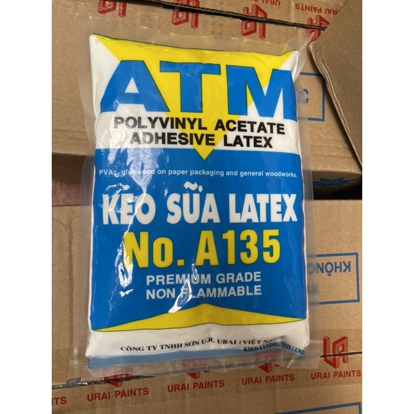 Keo sữa LATEX A135 keo dán thảm nhựa dán giấy smili