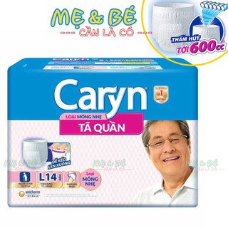 Tã Quần Caryn Người Lớn, Tã Người Già Đủ Size M16/ L14/ XL12
