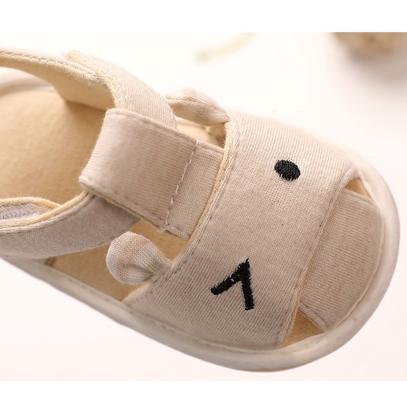 Giày Vải Cotton Đế Mềm Chống Trượt Thời Trang Mùa Hè Dành Cho Bé Sơ Sinh