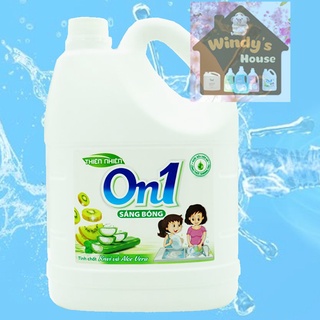Nước rửa chén On1 hương kiwi và aloe vera 3.8Kg - Sạch bóng vết dầu mỡ