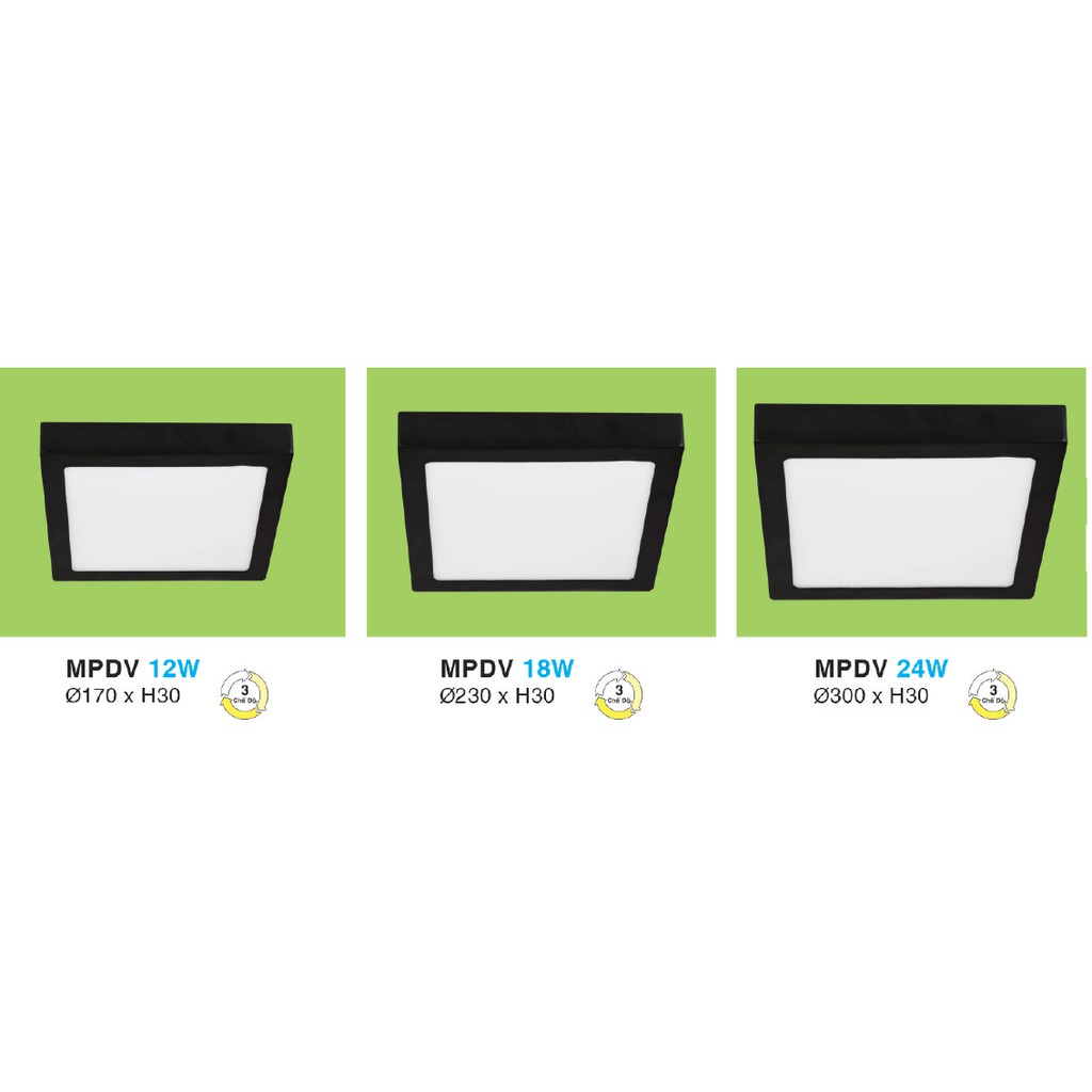 Đèn Led Downlight Gắn Nổi HUFA 12-18-24W