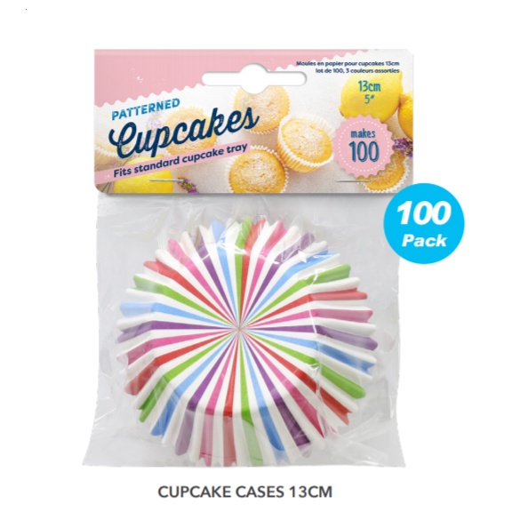 Khuôn giấy làm bánh mufin, cupcake 100 cái Ucncle Bills KC0470