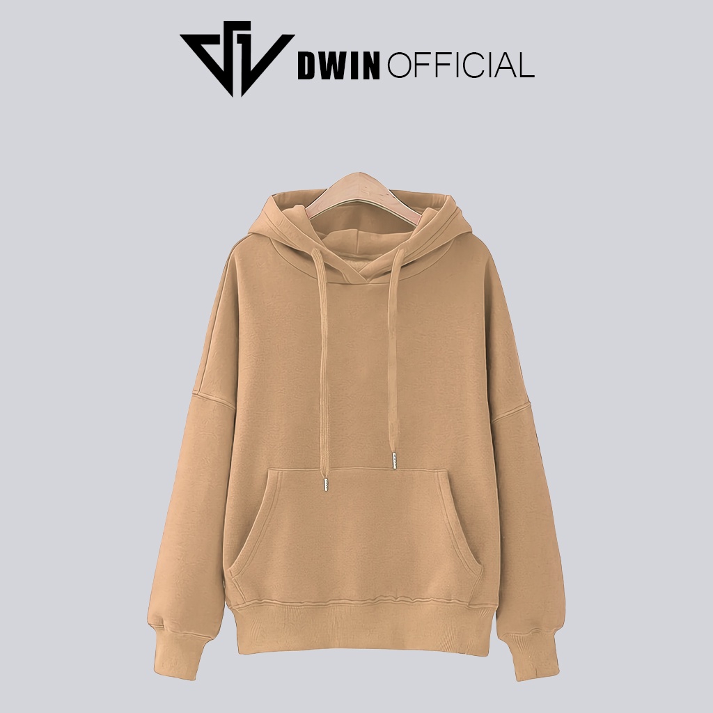 Áo hoodie Hcm nỉ unisex DWIN basic nam nữ form rộng oversize local brand SP00072