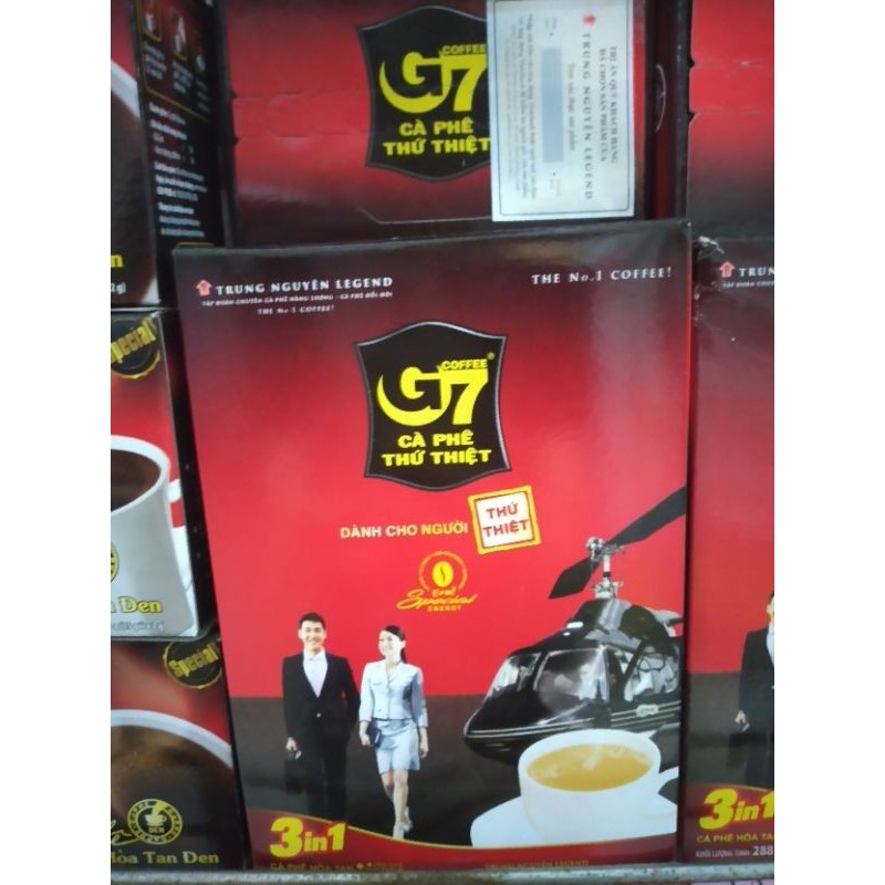 cafe hòa tan sữa đá G7 hộp 18 gói