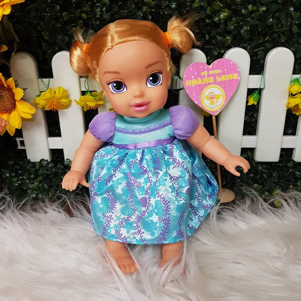 Búp Bê Disney Mỹ Sơ Sinh Thân gòn 30 cm - Disney Princess Deluxe Baby Doll 12.5 inch (hàng tồn kho)