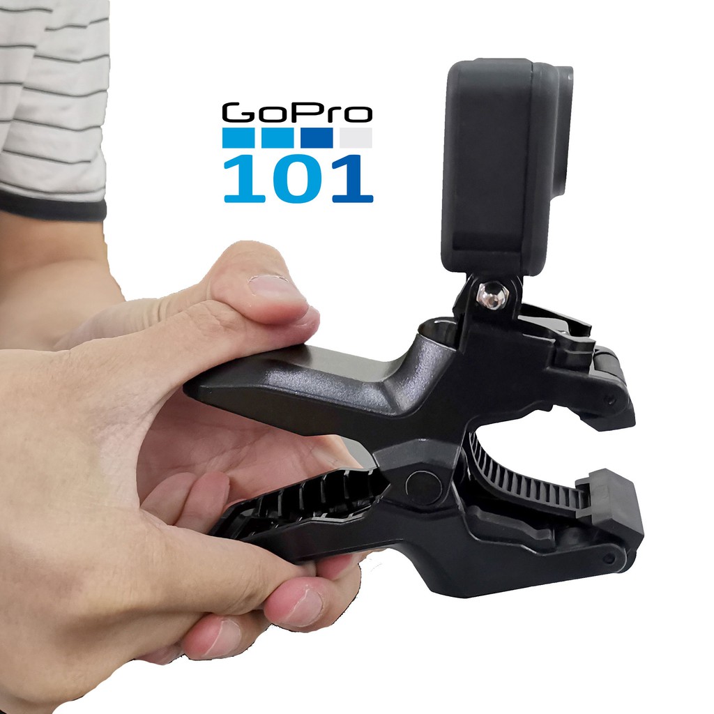 Kẹp GoPro đa năng - Cánh tay và kẹp gắn cổ ngỗng ( Jaws Flex Clamp ) GoPro, Sjcam, Yi Action - Gopro101 - inoxnamkim