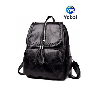 Balo da nữ thời trang, balo nữ dạo phố chất liệu da pu mềm mịn,tỉ mỉ phong cách hàn quốc ybldbn150 - thương hiệu yobal