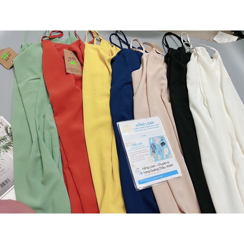 Váy Đũi Hàn Hai Dây, Đầm Dài Dáng Maxi Trơn Siêu Đẹp Đi Biển | BigBuy360 - bigbuy360.vn