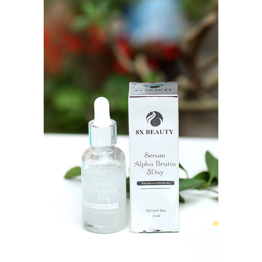 Serum Alpha Burtin Kích Trắng Giảm Mụn Nám 25ml Tặng Kem Face Dưỡng Trắng Hoa Mẫu Đơn 8x Beauty | BigBuy360 - bigbuy360.vn