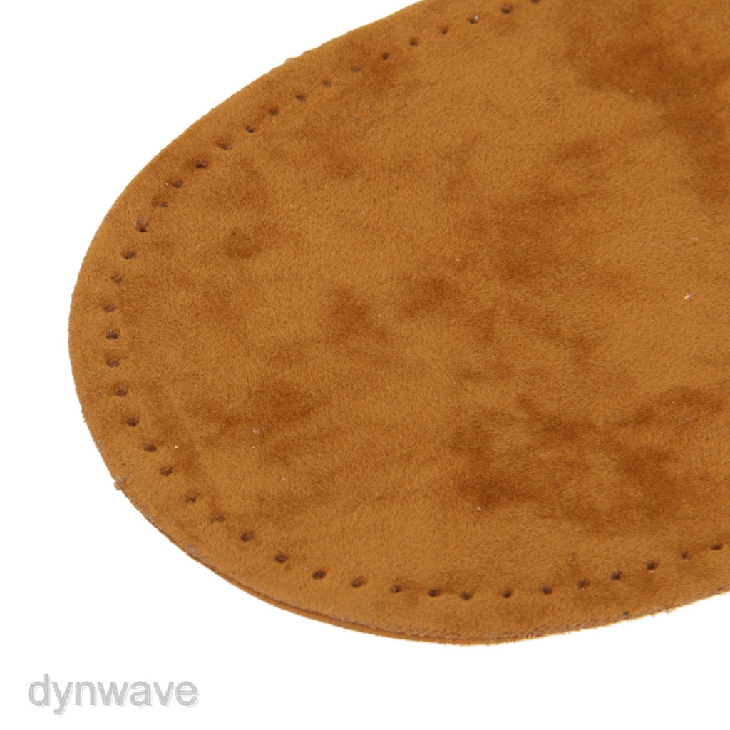 Bộ 3 Cặp Miếng Dán Đầu Gối / Khuỷu Tay / Đầu Gối Bằng Da Lộn Hình Oval Tiện Dụng