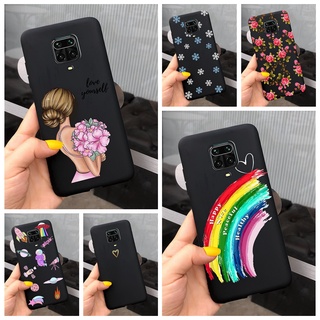 Ốp điện thoại tpu silicone mềm họa tiết cầu vồng cho xiaomi redmi note 9 pro / note 9s / note 9