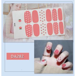 Set 14 miếng dán móng không thấm nước kiểu dáng dễ thương