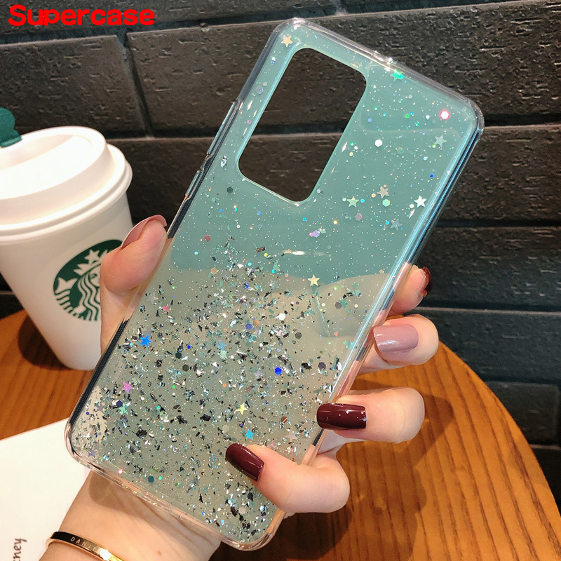 Ốp điện thoại TPU silicon sequin cho Samsung Galaxy A31 A21S A01 A11 A51 4G 5G A71 A21 M31 M30S M21 Note 10 S10 Lite 2020