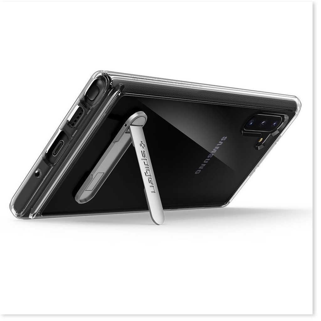 [HÀNG CHÍNH HÃNG] Ốp Samsung Galaxy Note 10 Spigen Ultra Hybrid S mặt lưng PC trong suốt không ngã màu