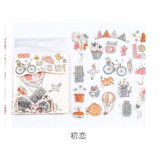  Sỉ 50 túi sticker hình dãn (10 mẫu)
