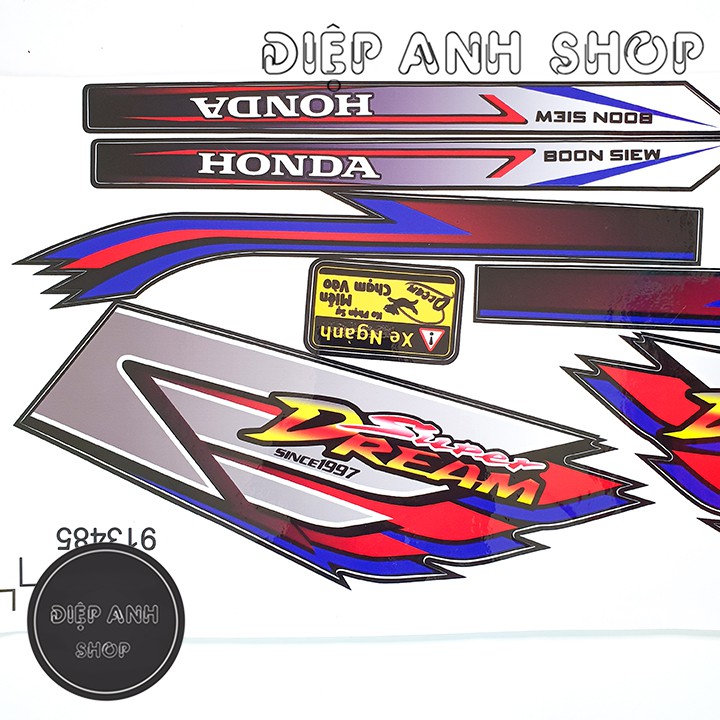 Tem xe Dream - Tem chế xe Dream