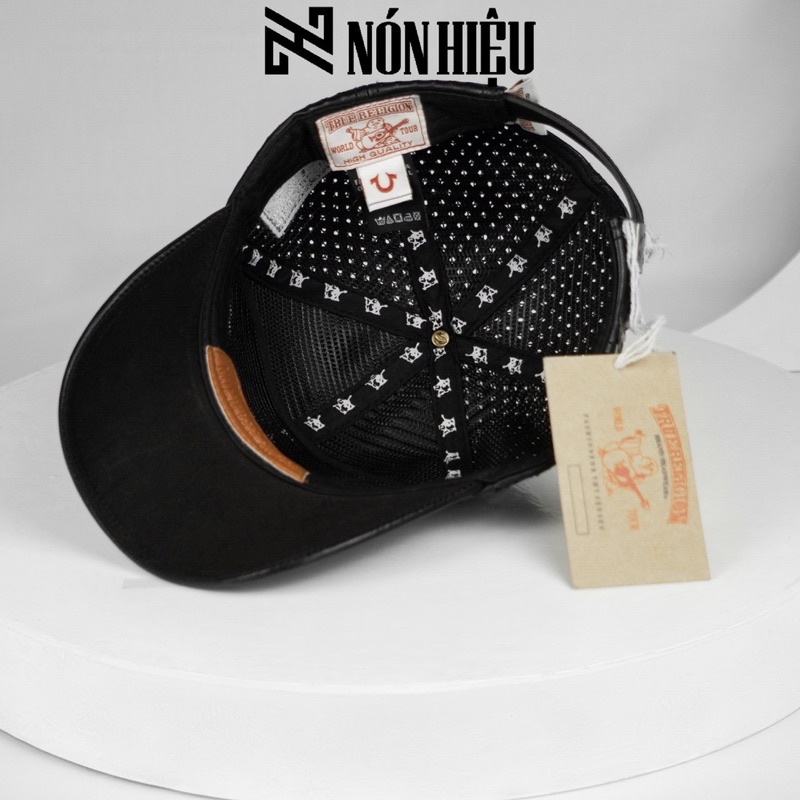 Nón ông địa 𝕿𝖗𝖚𝖊𝕽𝖊𝖑𝖎𝖌𝖎𝖔𝖓 Da phối lưới MADE IN USA Full Tem Mark hãng