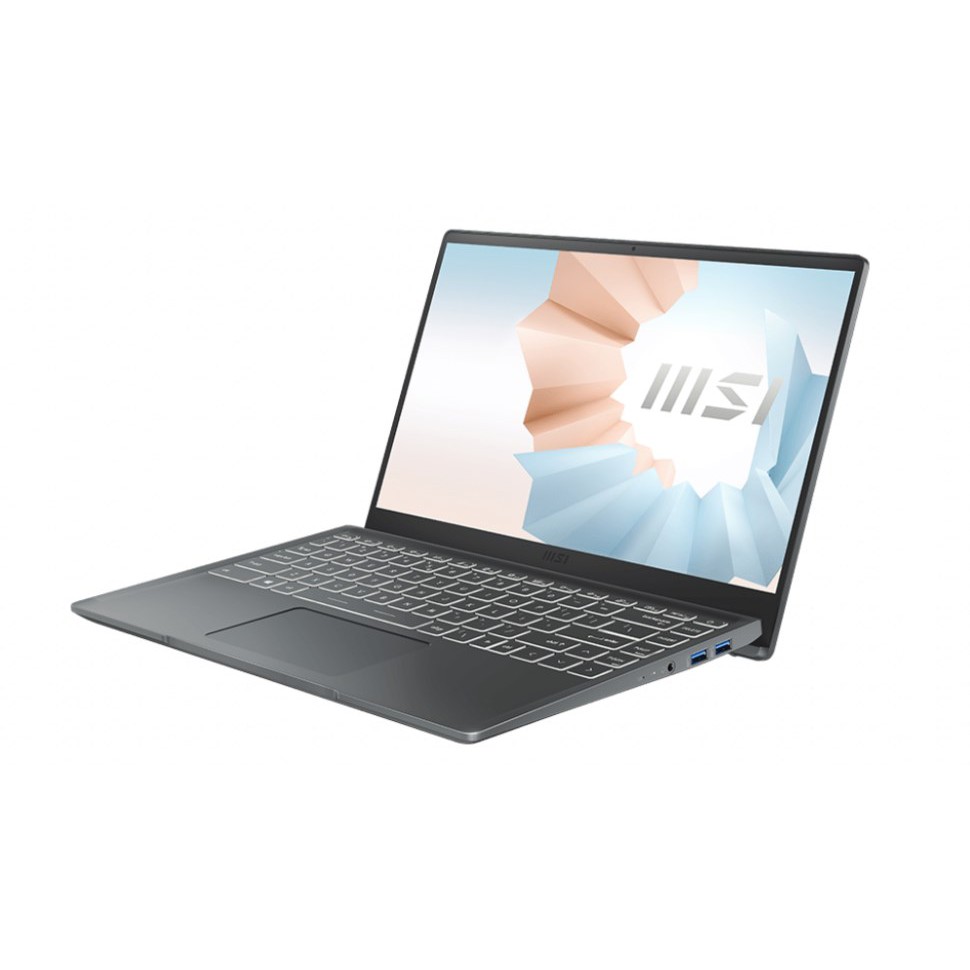 Máy Tính Xách Tay MSI Modern 14 B11SB (244VN)/ Gray/ i5-1135G7 (up to 4.20 Ghz, 8MB)/ RAM 8GB DDR4/ 512GB SSD