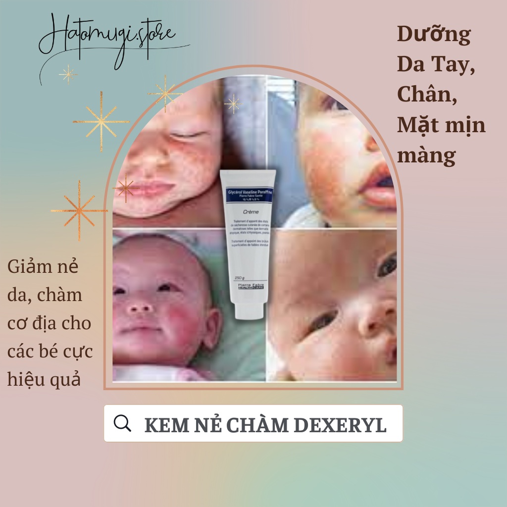 Kem Dưỡng Đa Năng Xóa Nẻ [Hết nẻ,chàm 100%_Hàng Auth] Kem Xóa Nẻ Chàm Pierre Fabre Glycerol Paraffine (250g)