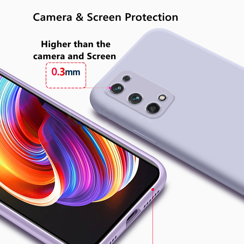 Ốp Điện Thoại Bằng Silicon Màu Kẹo Cho Realme X7 Pro Q2 Q2i V3