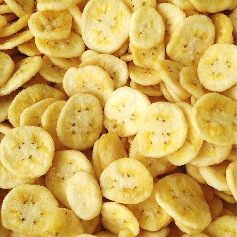 ( Giá Tốt Nhất ) 270g Chuối Sứ Chuối Sấy Giòn Đà Lạt Nguyên Cánh Hàng Xuất Khẩu ( Snack Food 99 )