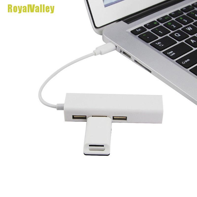 Bộ Chuyển Đổi Usb-C 3.1 Sang Usb 3.0 Rj45 Cho Macbook Us Yym