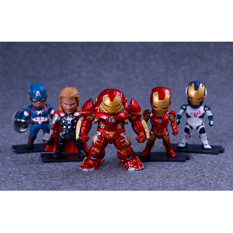 Mô hình 5 nhân vật Marvel Avenger cao cấp 9cm - The Royal's