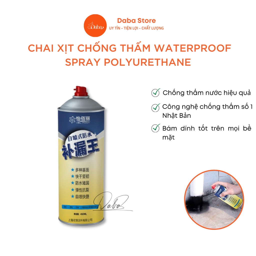 Chai xịt chống dột chống thấm nước