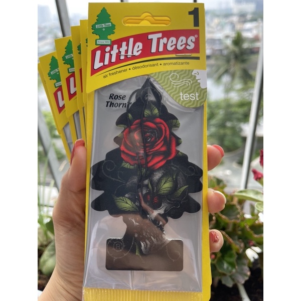 [ Chính hãng ] Cây thông thơm Little Trees Mỹ treo xe hơi, tủ quần áo - Hương thơm lâu, khử được các mùi hôi