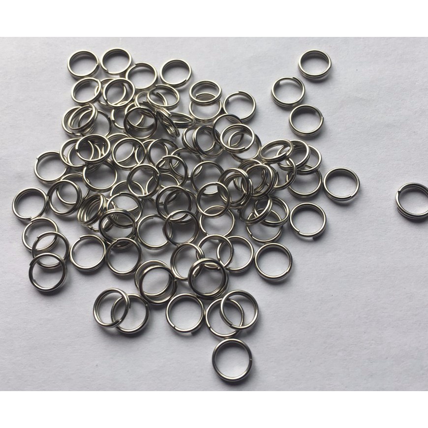 Set 100 khuyên phụ kiện câu cá 6mm 7mm 8mm