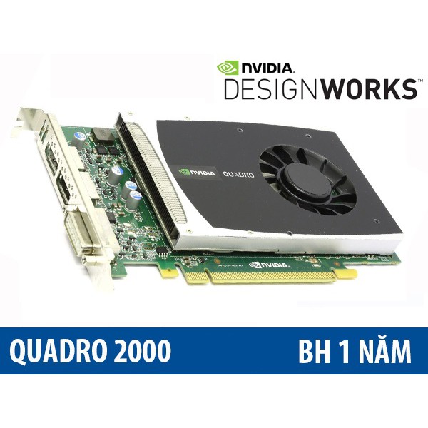 Nvidia Quadro fermi 2000/ 1Gb/ GDDR5-192 CUDA cores/ 128BitCạc màn hình đồ họa