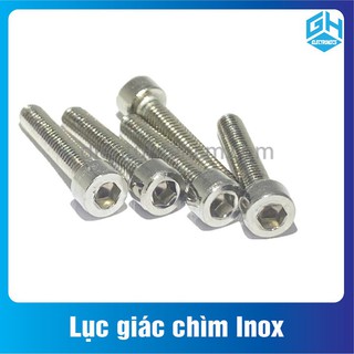 COMBO 5 con Ốc lục giác chìm Inox (Bulong lục giác) M3,M4,M5,M6,M8
