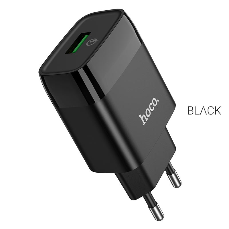 ✅Mới✅Củ Sạc Nhanh 18W Hoco C72Q Cốc Sạc Điện Thoại Cổng Usb Cho tất cả điện thoại và tablet