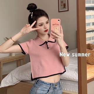 Áo Tay Ngắn Phong Cách Hàn Quốc Năng Động Cho Nữ