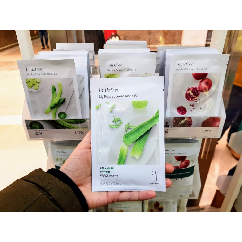 Mặt nạ giấy Innisfree My Real Squeeze Mask Ex