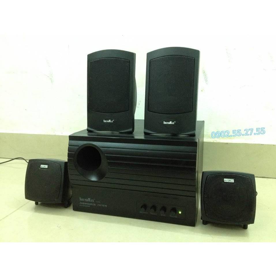 Sốc..!!!! Loa vi tính Soundmax 4.1 màu đen 4000 ...