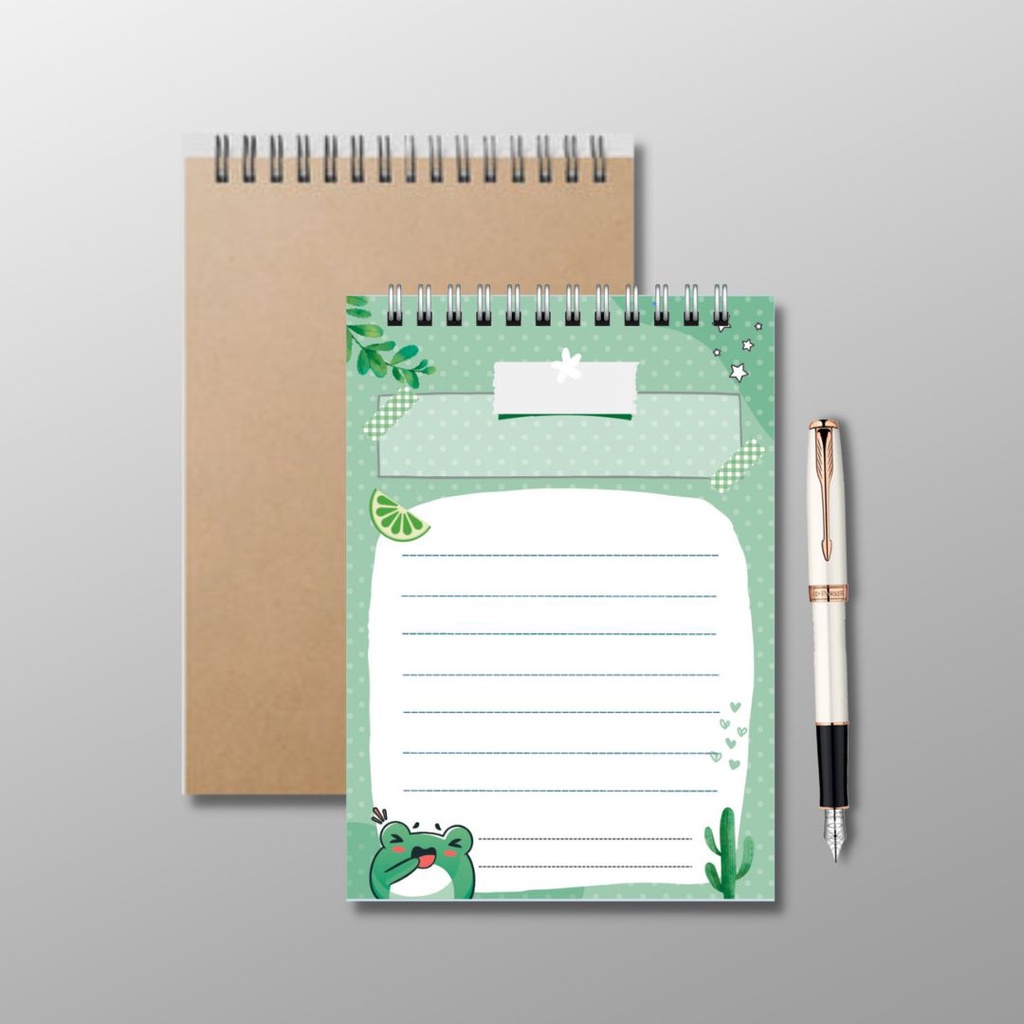 Sổ tay ghi chép từ vựng, lập kế hoạch lịch trình tiện lợi, có thể xé rời size 14.5x10cm