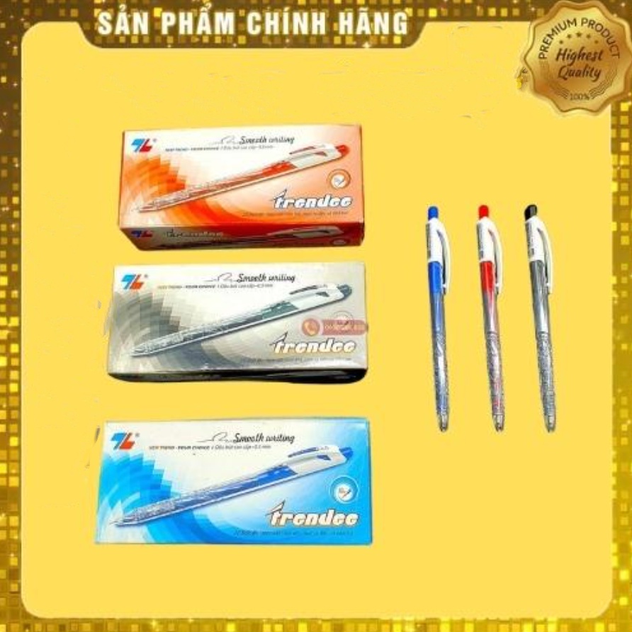 Bút Bi Thiên Long TL079 ngòi 0.5mm mực xanh, đỏ, đen (cây) chính hãng giá rẻ - Văn Phòng Phẩm