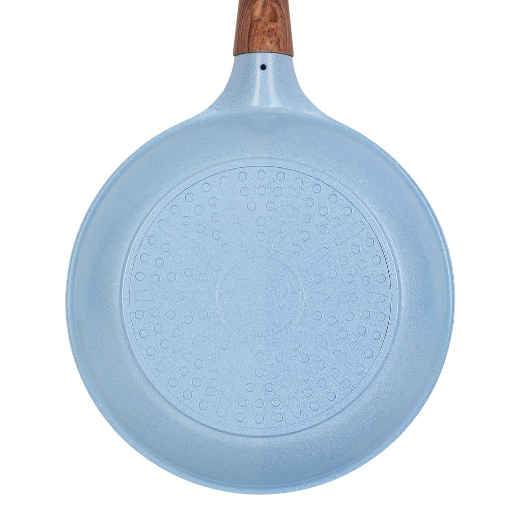 Chảo chống dính đáy từ, chảo đúc men đá xanh sapphire Green Cook GCP09-IH công nghệ Hàn Quốc