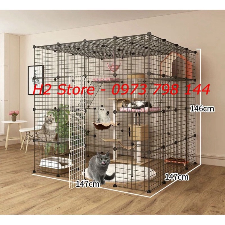 RẺ NHẤT - Sỉ SLL Miếng ghép quây chuồng chó - tặng 2 chốt / tấm
