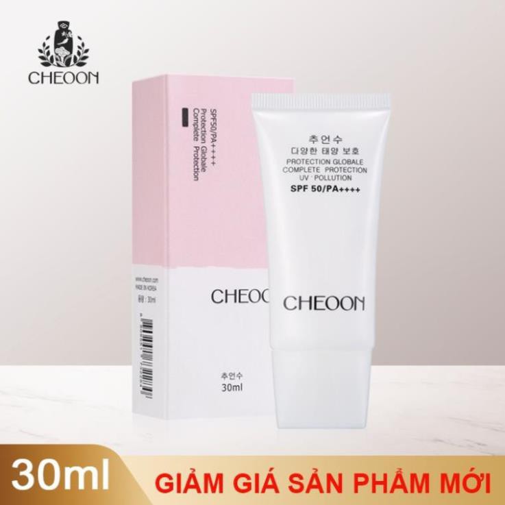 Kem chống nắng dưỡng da, chống tia UV, với tinh chất từ thiên nhiên, chống tia UV CHEOON SPF50, 30ml