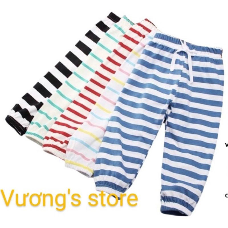 [size 5kg-30kg]quần chục cotton kẻ cho bé mềm mịn