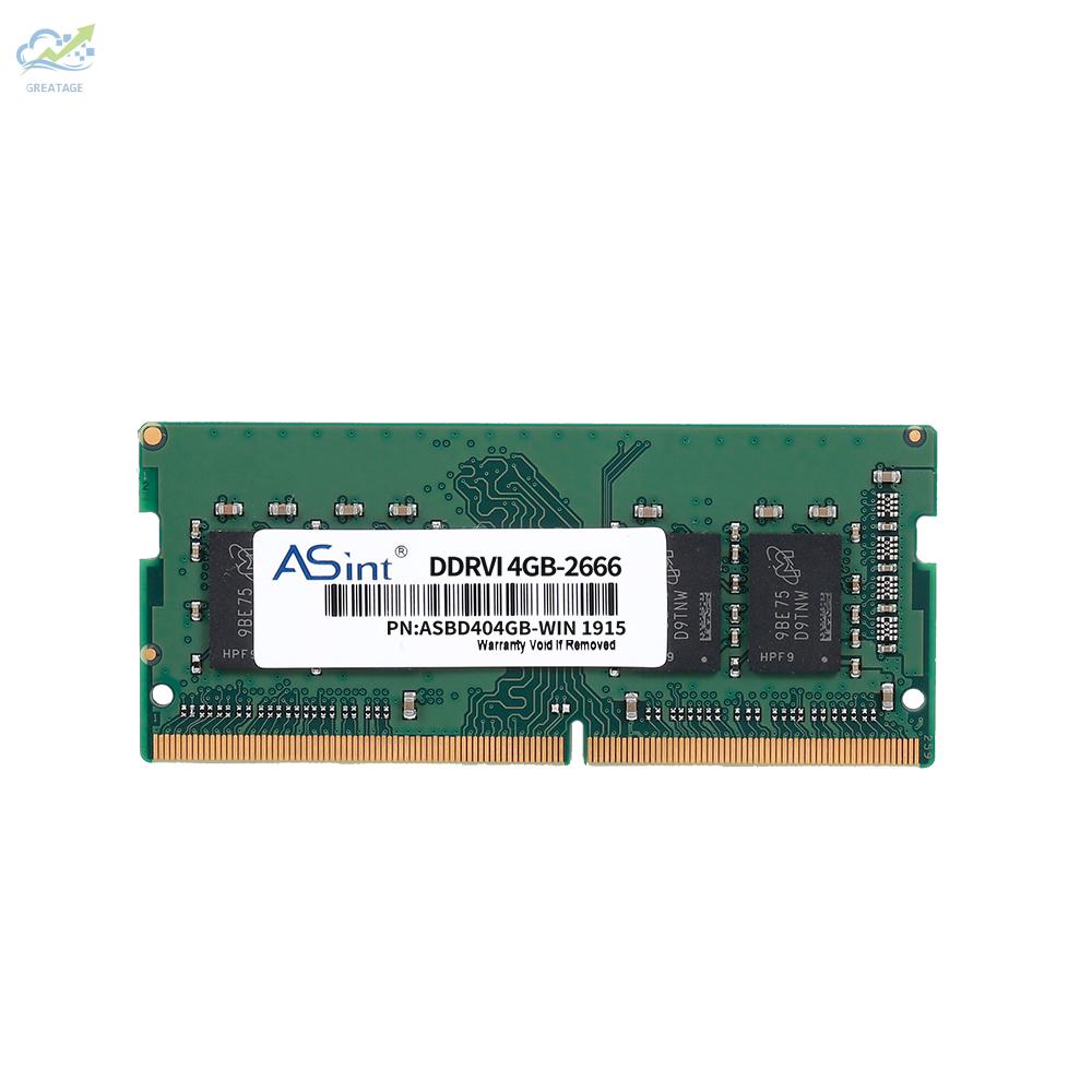 Thẻ Nhớ Máy Tính Asint So-Ddr4-2666 - 4gb Ddr4 2666mhz Laptop Ram 240pin