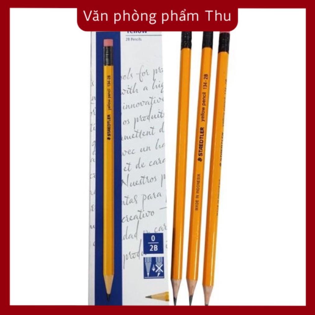 Bút chì chuốt, viết chì chuốt 2B thân gỗ Staedtler 134-2B
