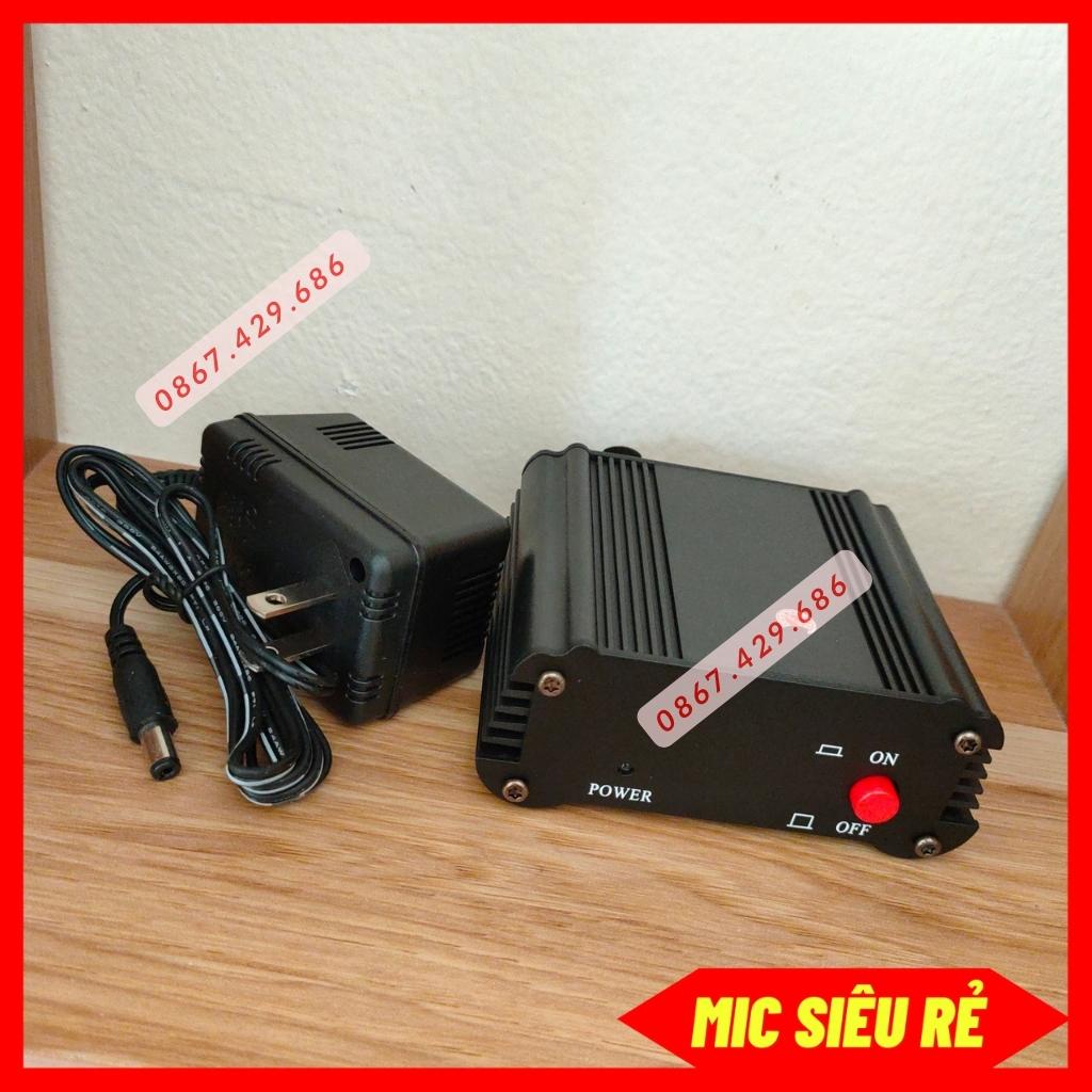 Nguồn Phantom 48V Dùng Cho Các Dòng Mic 48V Như K200, K320, SM8B, K600, K850, AKG P120... Siêu Bền Siêu Tốt