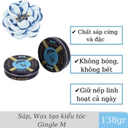 COMBO gôm sáp THE PRO LOCK + Wax MALE GOD GINGLE M tạo kiểu giữ nếp cho tóc. HÀNG CHÍNH HÃNG. AI Store