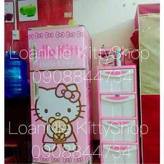 >> CÓ SẴN GIAO LIỀN >> decal dán tủ lạnh HelloKitty chống nước có đủ kích thước